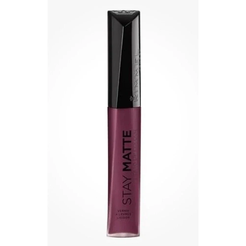 Rimmel Stay Matte Liquid Lip Colour, Trust You, 0.21 oz Purple Red Deep New